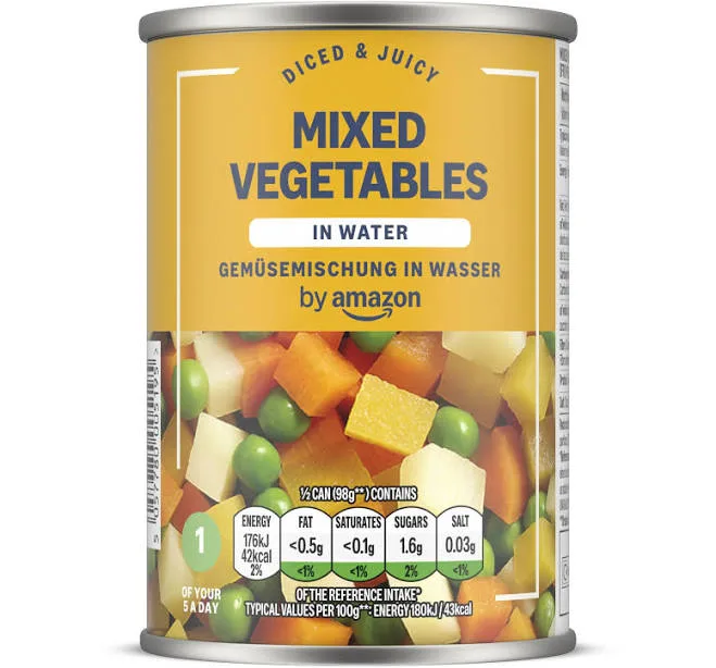 Amazon Mixed Vegetables 300g