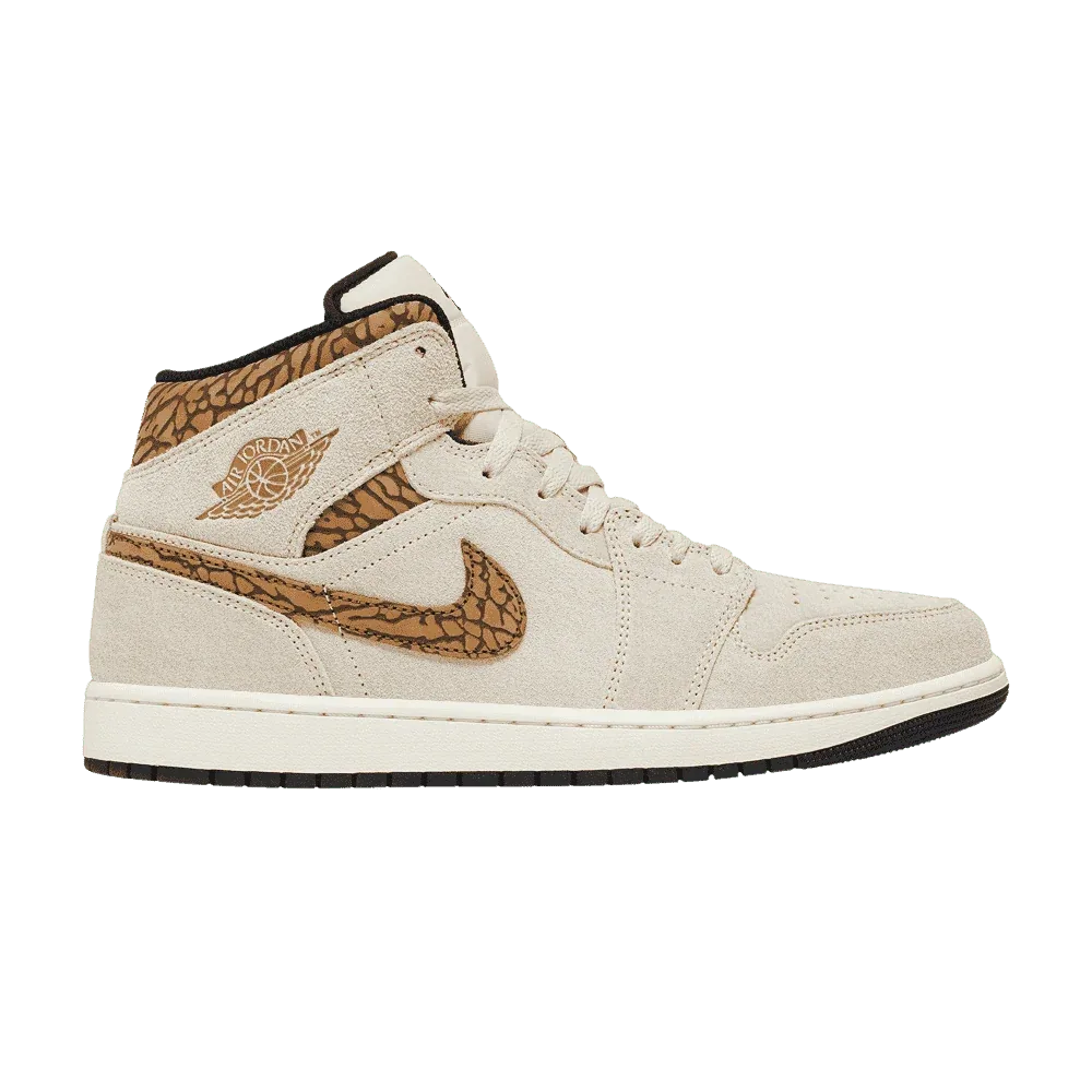 Air Jordan 1 Mid SE Brown Elephant