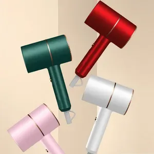Hair Dryers Electric Dryer Negative Ionic Strong Cold Wind Blower Mini For Home Appliance BlueLight Care Secador De Pelo