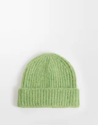 Jack & Jones knit beanie in green