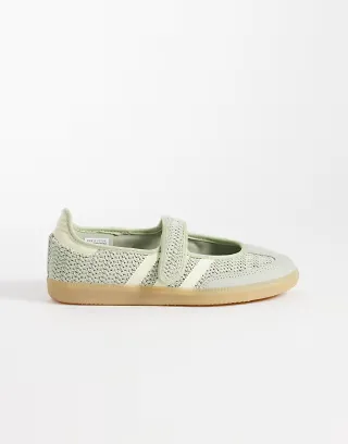 adidas Originals Samba mary janes in sage green