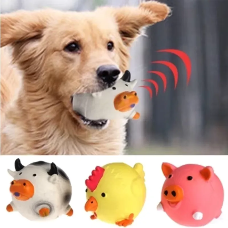 Pet Supplies Amazon Hot selling Animal Shaped Latex Toys Bite and Bite Washable Dog Toys