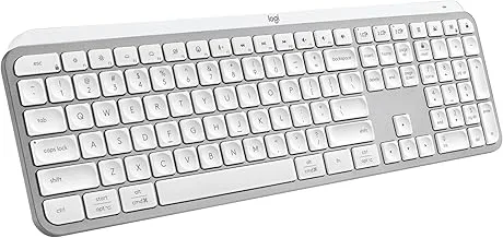 Logitech MX Keys S Wireless Keyboard with Free Adobe Subscription, Low Profile, Fluid Precise Quiet Typing, Programmable