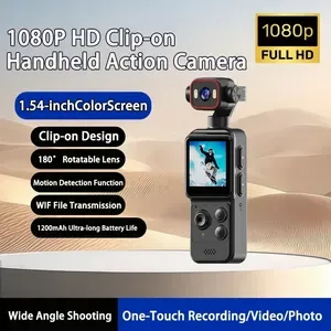 1080p Handheld Mini Action Camera, Sport Digital Camcorder with Compact Body, Portable Go Pro Style Design