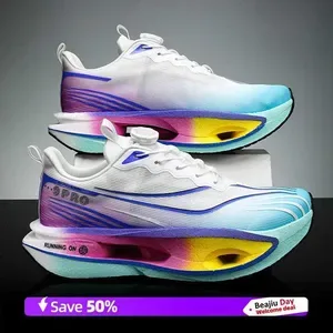 K260303 Running Shoes - Breathable Lightweight Nonskid Sneakers for Men & Women - Comfortable Training & Marathon Sports