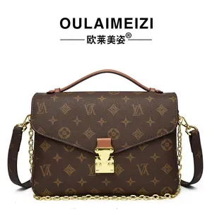 Light Luxury Vintage Small Square Handbag, K-Letter Shoulder Crossbody Bag for Women
