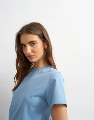 Topshop classic tee in blue