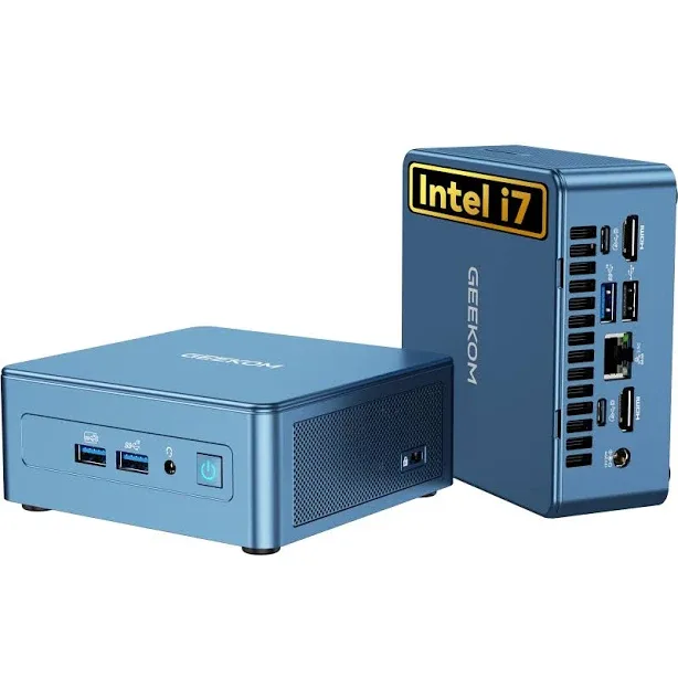GEEKOM Mini IT12 Mini PC Intel i7 1280P 16GB RAM 1TB SSD Small Computer Desktop Windows 11 Pro