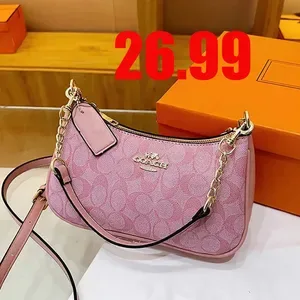 Designers Women Leather Shoulder Bag - Luxury Square Crossbody with Gold Metal Letters Button