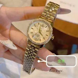 Top Mens women VIVIENNEity WESTWOOD Diamond inlaid watch designer luxury quartz movement watches high q