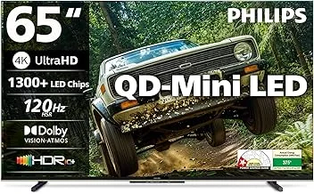 164 cm (65 inches) 4K Ultra HD QLED Smart QD-Mini LED Google TV 65MLED610/94