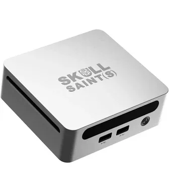 CoreX by SkullSaints: Powered by Ryzen 7 4800H Wi-Fi 6E BT 5.3 Triple Display and Expandable RAM & Storage AI Mini PC Si