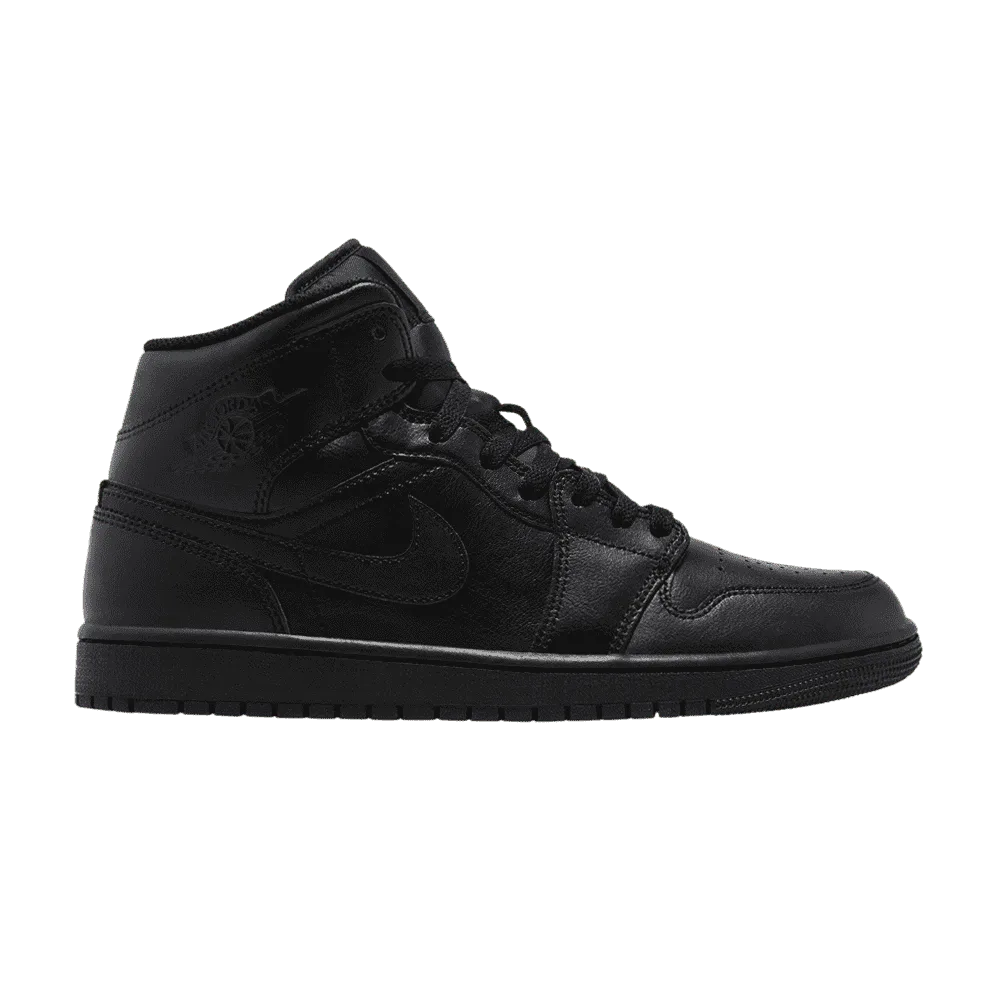 Air Jordan 1 Mid Triple Black