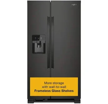 Whirlpool 24.6 Cu. ft Side-by-Side Refrigerator