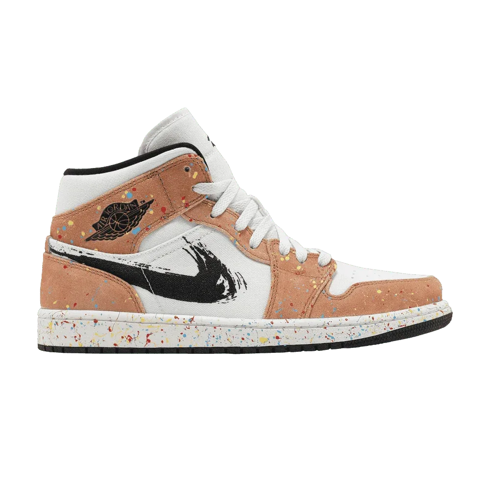 Air Jordan 1 Mid SE Brushstroke