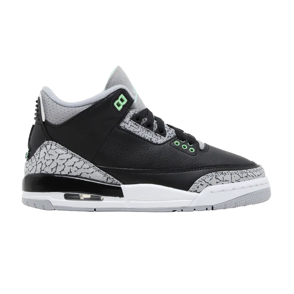 Air Jordan 3 Retro GS Green Glow