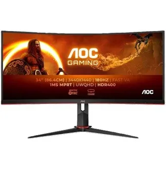 AOC CU34G2XP/BK 34" Curved Gaming Monitor