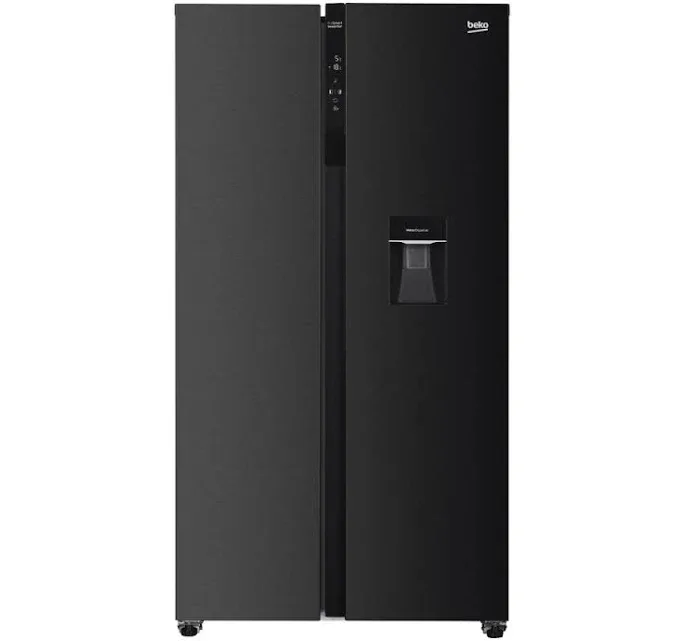 Beko 521L Dark Grey Inox Side By Side Harvest Fresh Fridge GNO532B