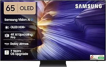 163 cm (65 inches) 4K Ultra HD Smart OLED TV QA65S90FAELXL (Graphite Black)
