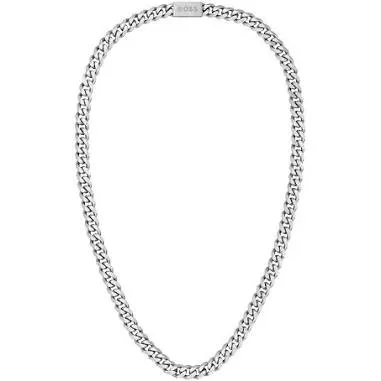 BOSS Mens Chain Link Steel Necklace