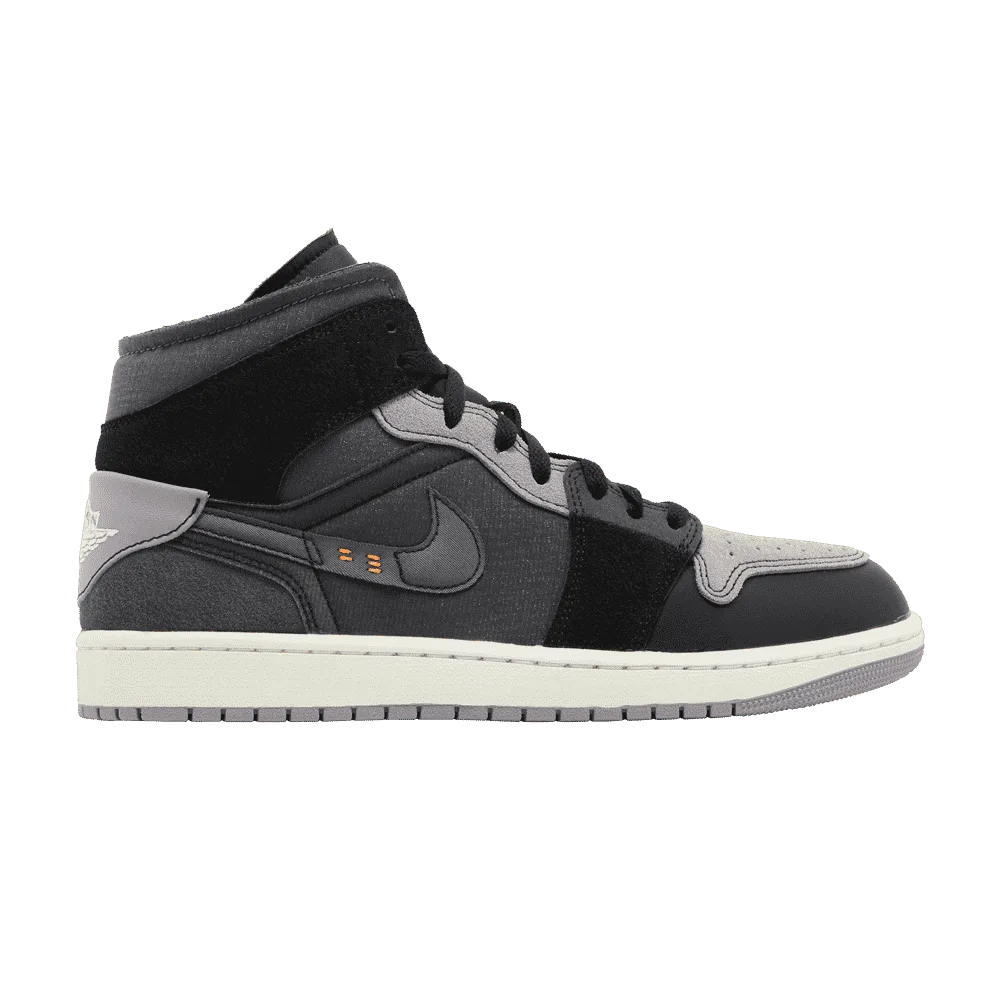 Air Jordan 1 Mid Craft Inside Out Black