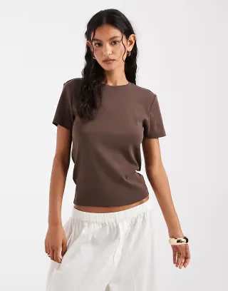 ONLY t-shirt in brown