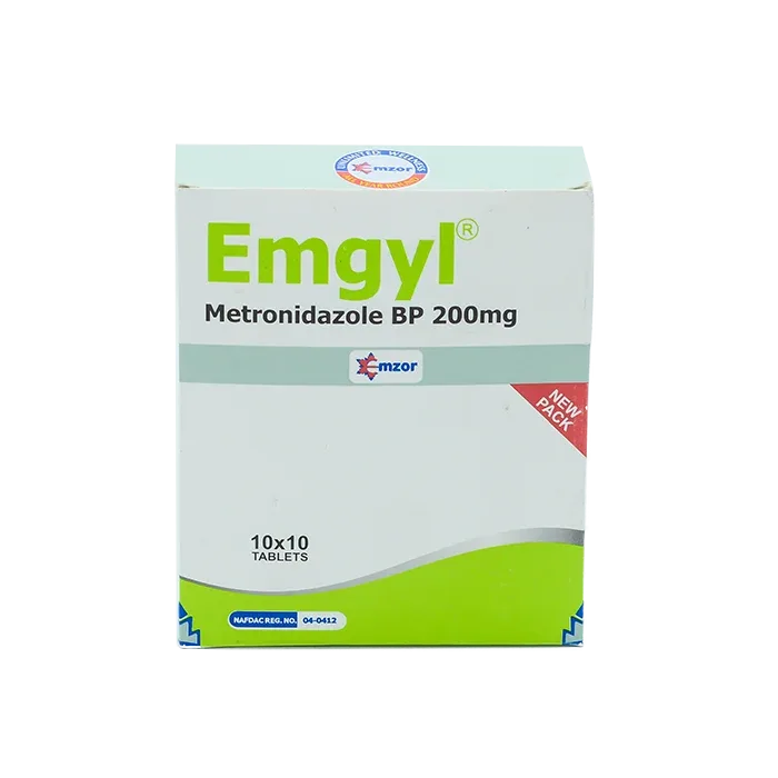 Emgyl (Metronidazole) 200mg x100 Tablets Blister