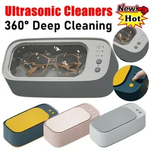 Ultrasonic Cleaning Machine With 500ML Sink 360 Degree Cleaning Machines Jewelry Glasses Ultrasonic Cleaner Home Applian