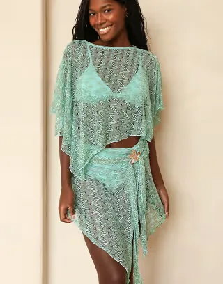 Dippin' Daisy's Isadora skirt in aruba blue