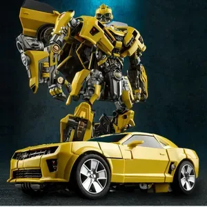 2026 New Electronics Robots The Exhibits Office Ornaments Transformers Alloy Version Of Bumblebee Collection Hand Do Toy