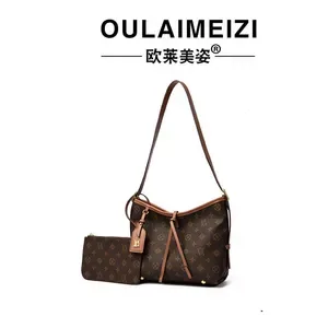 Stylish Large-Capacity Womens Printed Tote Bag, Versatile Shoulder Bag with Elegant Design