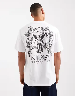 Nike M90 t-shirt in white