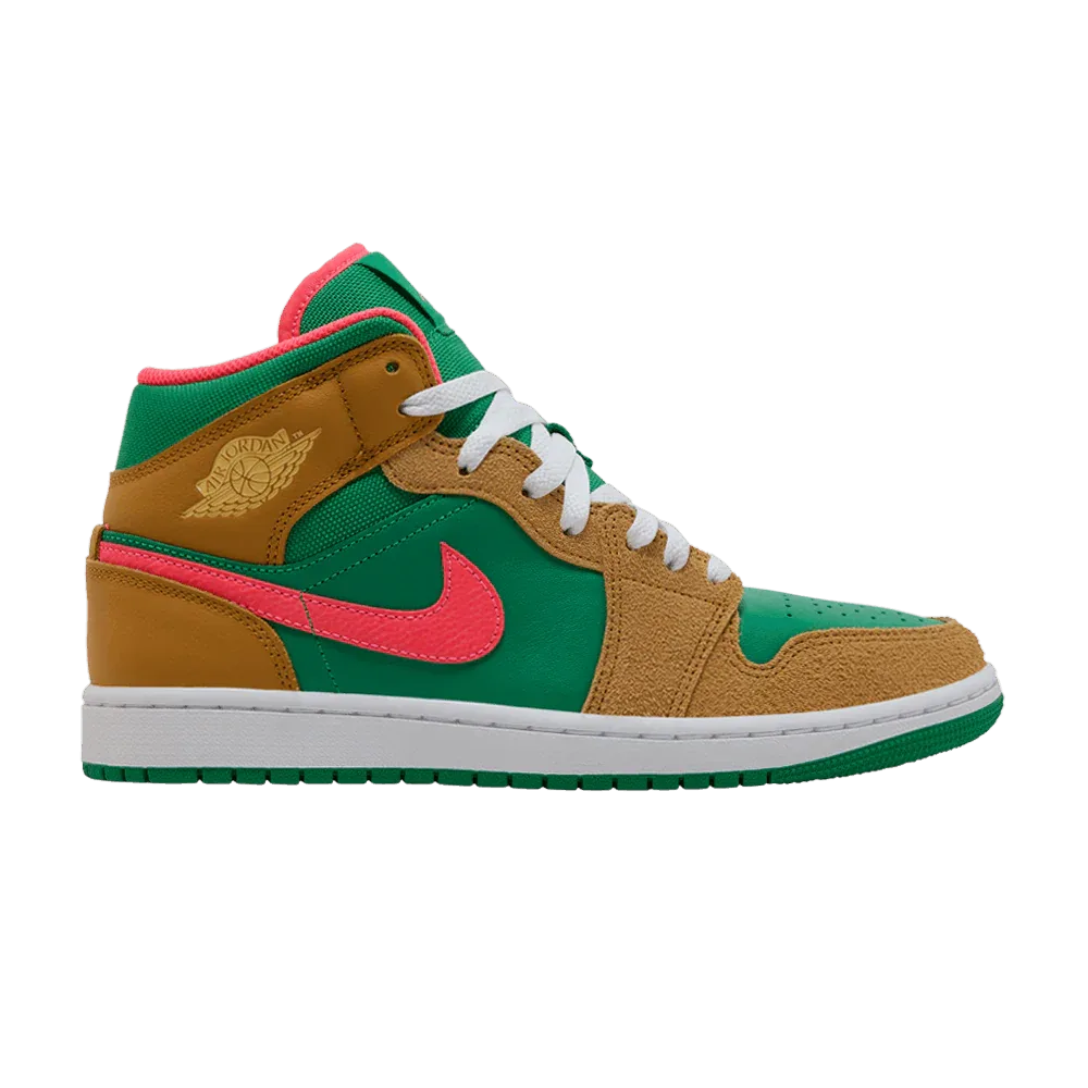 Air Jordan 1 Mid SE Wheat Watermelon