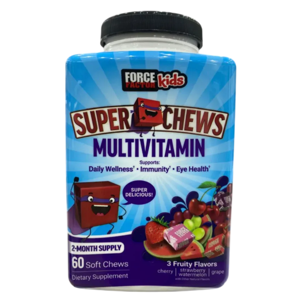 Force Factor Kids Super Chews Multivitamin Soft Chews x60