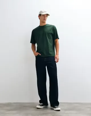 ASOS DESIGN essentials relaxed T-shirt in khaki