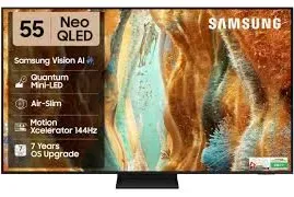 Samsung 138 सेमी (55 इंच) 4K अल्ट्रा एचडी मिनी-एलईडी नियो-क्यूएलईडी स्मार्ट टीवी QA55QN70FAULXL