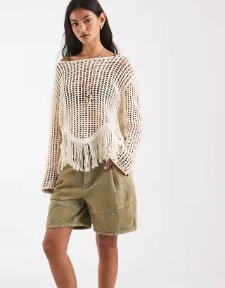 Free People Wild Rebel shorts in washed black
