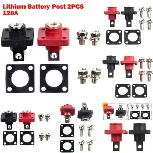 New New Copper Lithium Battery Terminal Cable Connectors - 2-Pack Energy Storage Post Wire Connectors for Electrical Sup