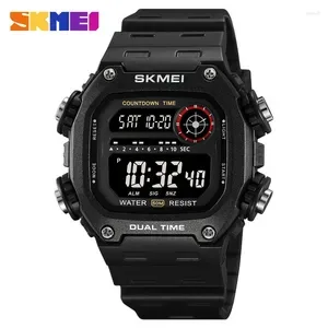 SKMEI 2126 Digital Sport Watches for Men - 5 Bar Waterproof Stopwatch Alarm Wristwatch