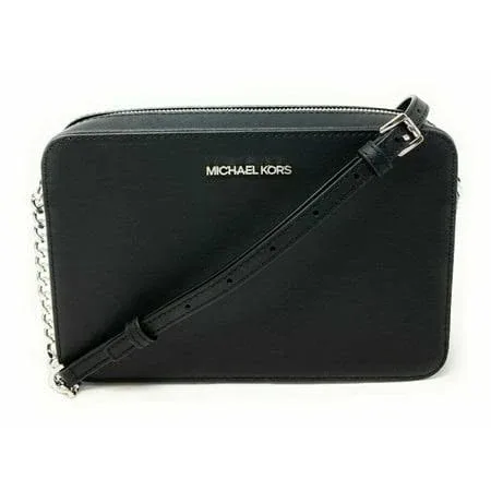 Michael Kors Jet Set Saffiano Leather Crossbody Bag
