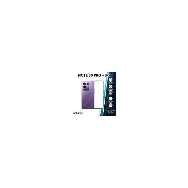 Infinix Note 50 Pro+ Plus 5G Android Cell Phone (PURPLE/12GB+256GB/Dual SIM)