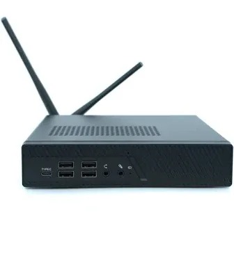 Thinvent Aero Mini PC, Intel Core 5 120U processor (10 core, up to 5.0 GHz, 12 MB cache), 32GB DDR4 RAM, 128GB SSD, 12V