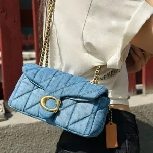 High 10A Leather Designer Quilted Shoulder Bag - Vintage Genuine Leather Crossbody Handbag for Women - Fashion Tabby Env