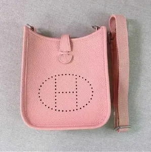 designer bag Tote genuine leather new hollow-out H-word family Evelyn womens leather and leather large versatile Bucket