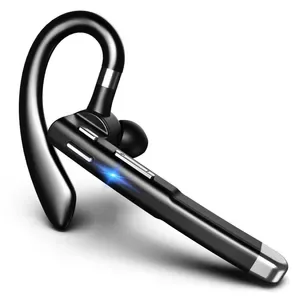 Wireless Bluetooth Ear Hook Headset - Noise Cancelling Sports Earbuds, Waterproof Digital Display, Single Ear Wireless H