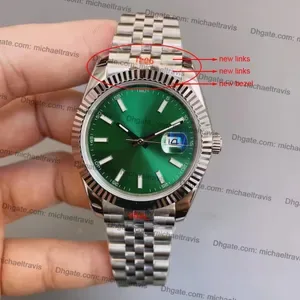 U1 ST9 Mens Watch Designer 41MM New Bezel New Links Sapphire Crystal 904L Stainless Steel Waterproof Watches for Men Wri