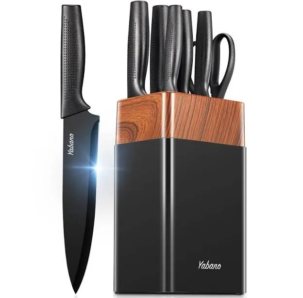 Yabano 7 Piece Kitchen Knives Set