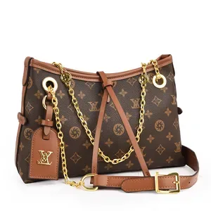 2026 New Premium Versatile Shoulder Bag Retro Large Capacity Commuter Tote Handbag Crossbody Bag Free Shipping Brown Yel