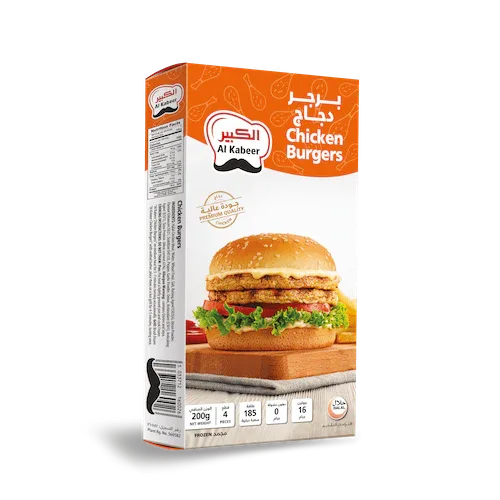 Al Kabeer Chicken Burger 200 g x4