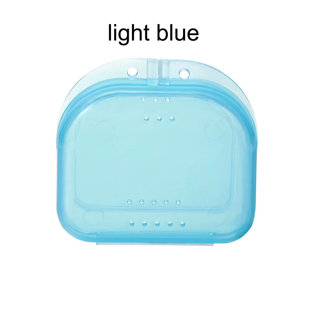 Portable Dental Appliance Health Care Braces Case Oral Hygiene Mouth Guard Container Denture Storage Box